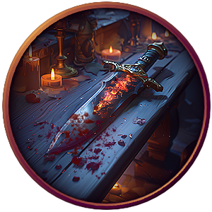 L'artefact Dague de Sang du roman space fantasy Galaxy Fantasy